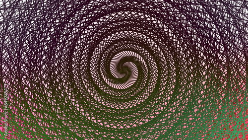 Fototapeta Naklejka Na Ścianę i Meble -  spiral of spiral fantasy background black