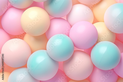 pastel balloons