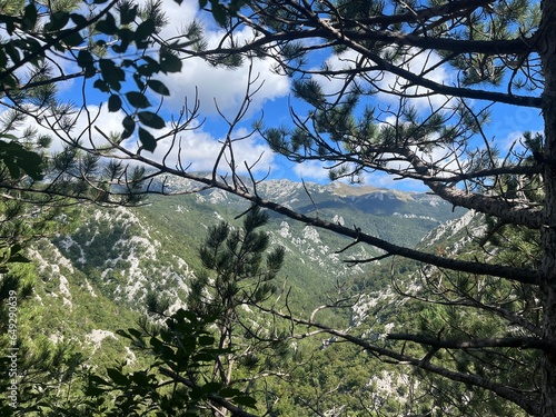 Paklenica national park in Croatia landscape photo