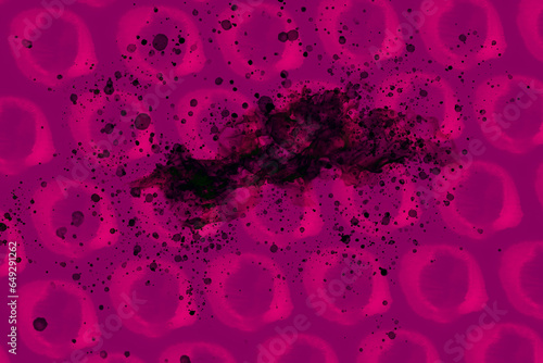  pink  color with stripes watercolor, ink, abstract backround texture. Copy space for banner, poster, backdrop for text, textures design