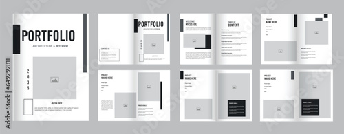Portfolio Design Template, Architecture portfolio interior portfolio design Template