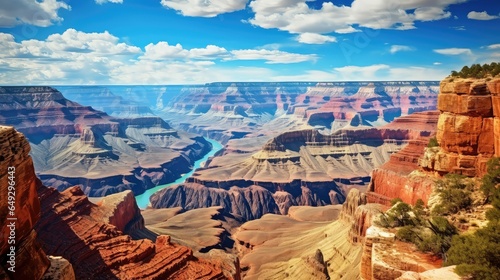 landscape grand canyon grand illustration usa arizona, america southwest, sunrise desert landscape grand canyon grand