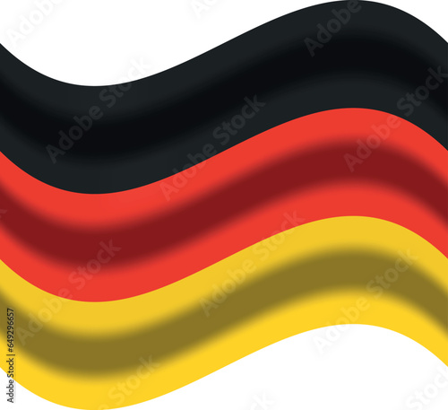 germany flag with wind icon