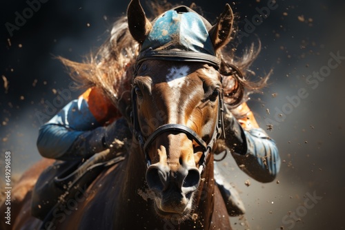jockey with horse © nataliya_ua