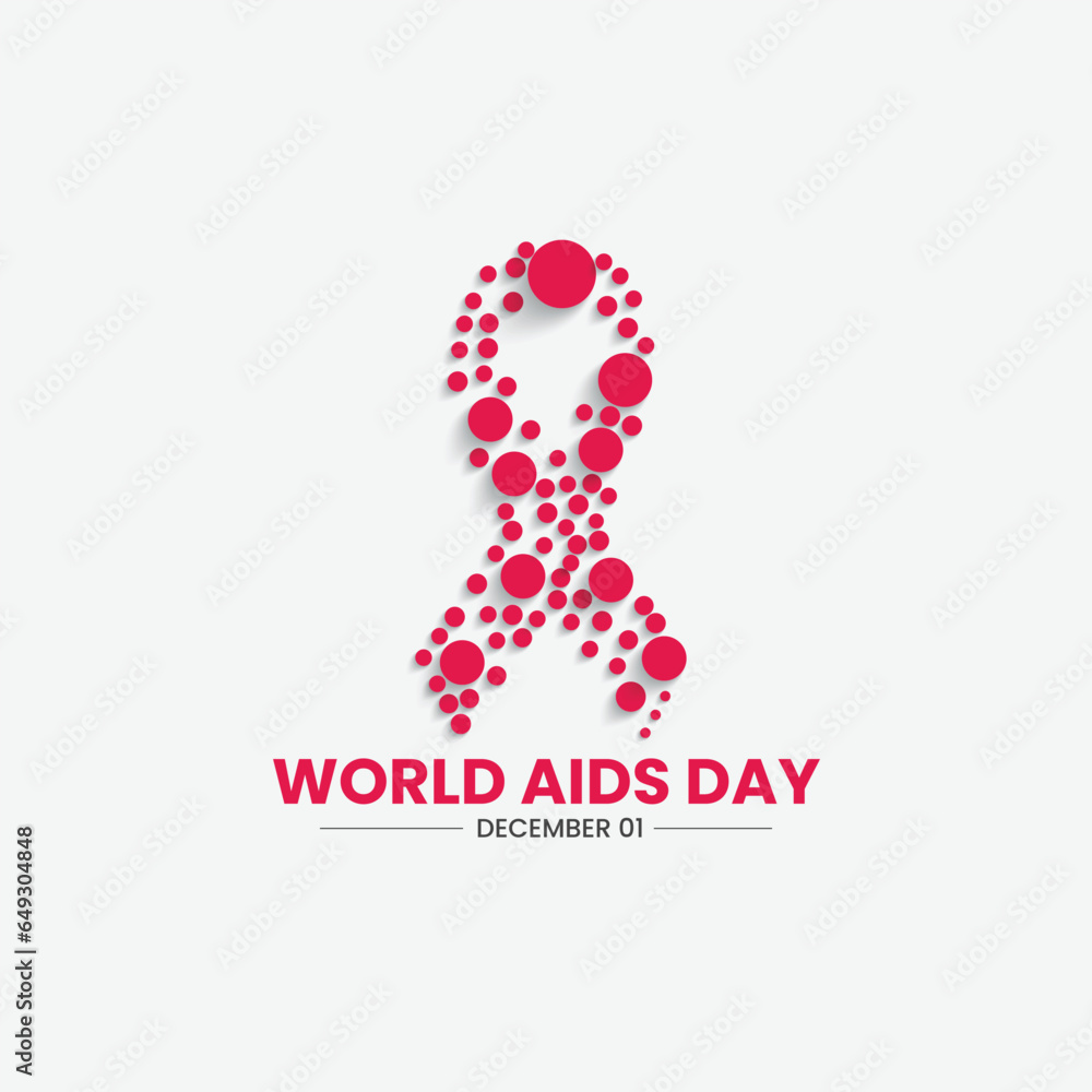 World aids day. aids day creative concept.