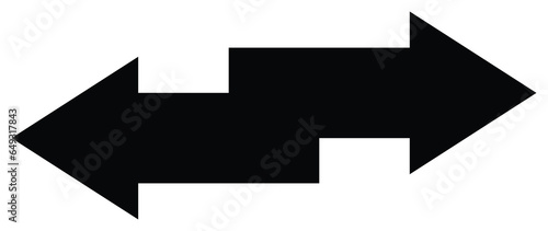 transfer symbol arrow icon. vector for mobile concept and web design. isolated icon on white background.