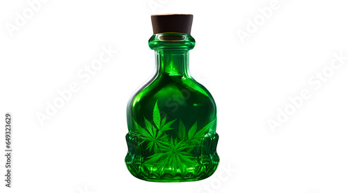 bottle of marijuana magic spell