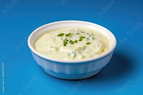 Gourmet Blue Cheese Sauce in Ceramic Dish