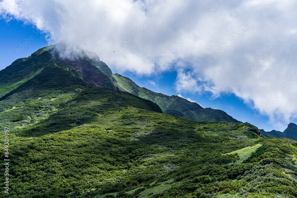 mountain landscape with clouds mountain landscape with clouds