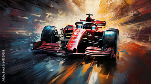 On the asphalt ribbon, Formula 1 cars ignite a symphony of speed. Their sleek bodies hug the curves, streaking like meteors through the racetrack's embrace. A dance of precision an