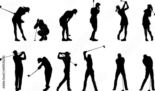 silhouettes of people player