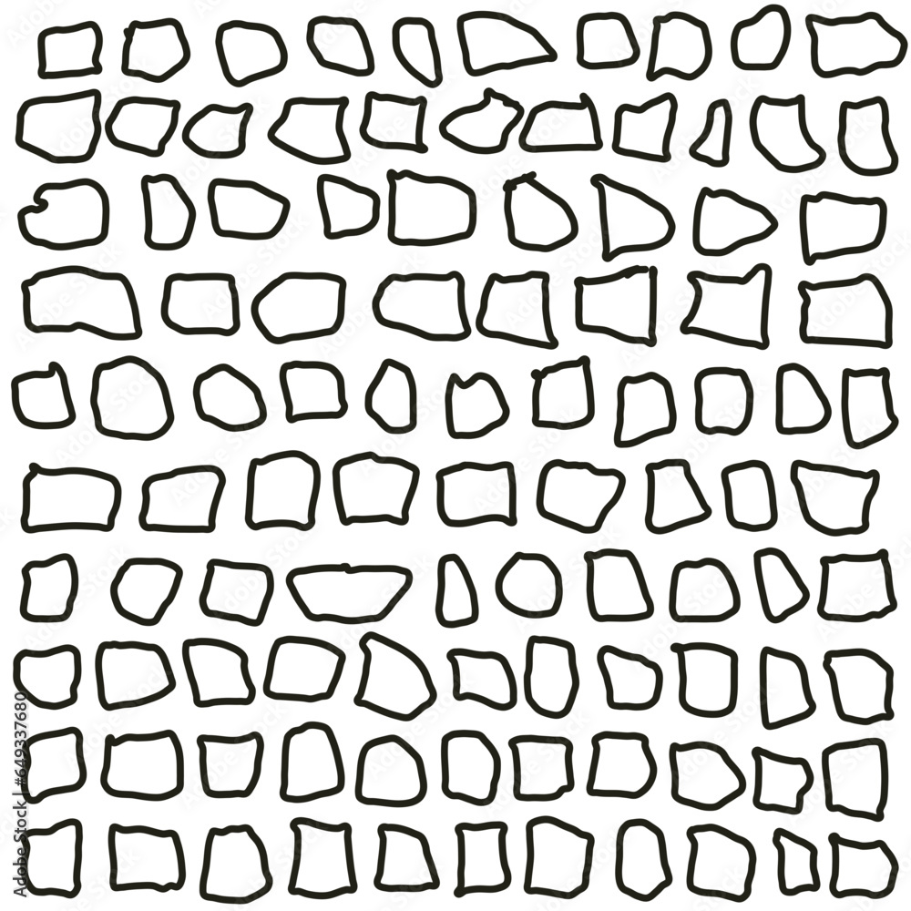 Obraz premium Many stones form a stone texture