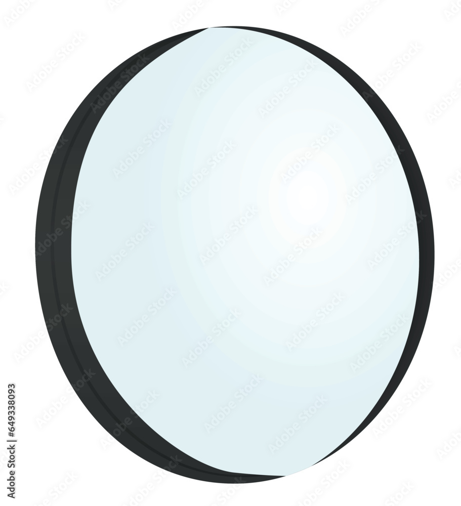 Home glass mirror. vector illustration Home glass mirror. vector illustration