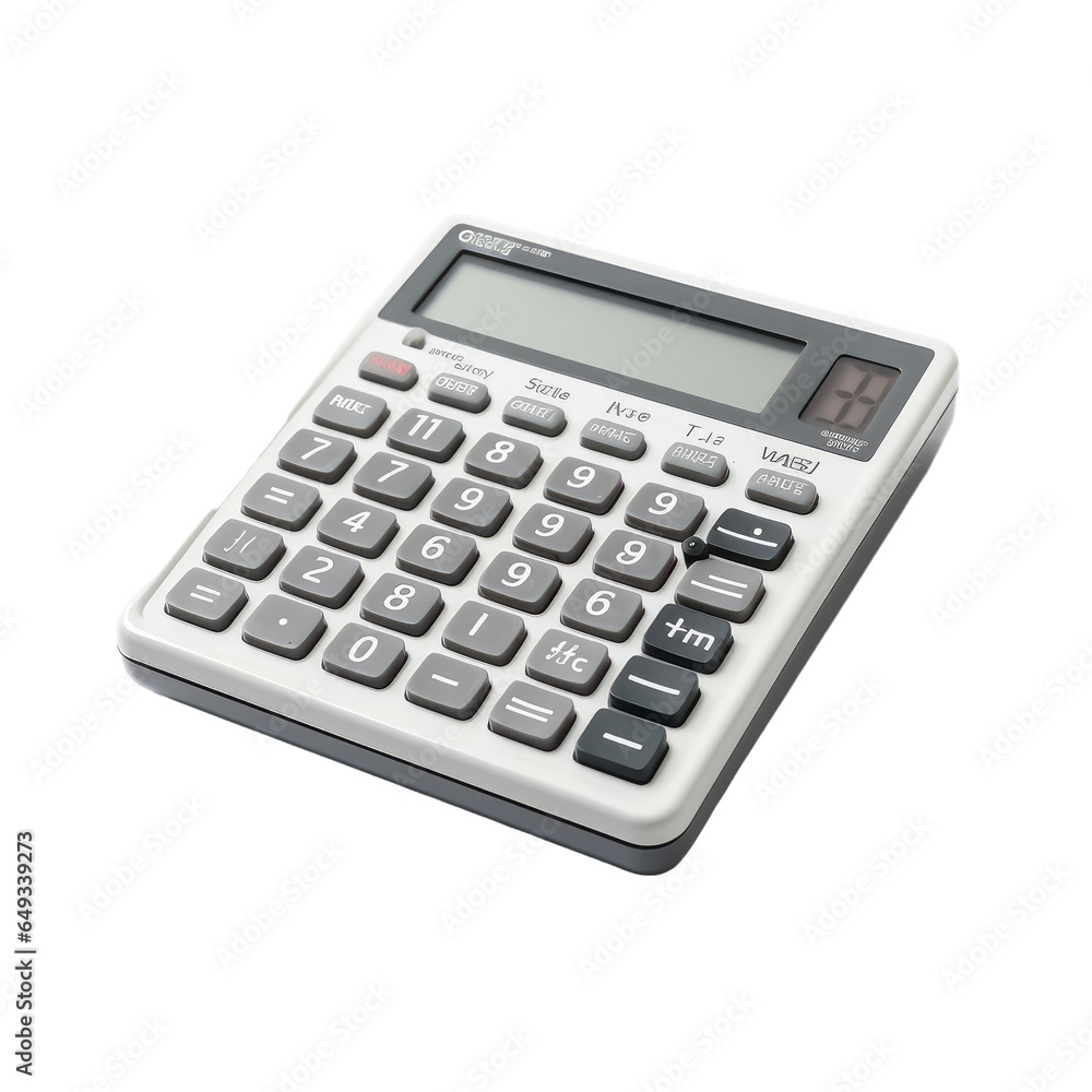 Calculator isolated on transparent background. Concept of education. Calculator isolated on transparent background. Concept of education.