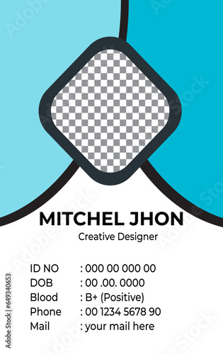 id design, id card, name tag card, badge card, company badge