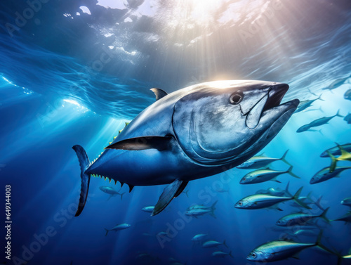 Tuna in its Natural Habitat  Wildlife Photography  Generative AI