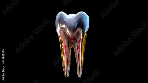 Représentation d'une dent, soins dentaires, dentiste photo