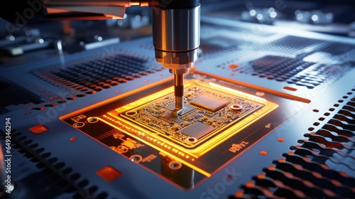 Production of a modern microprocessor