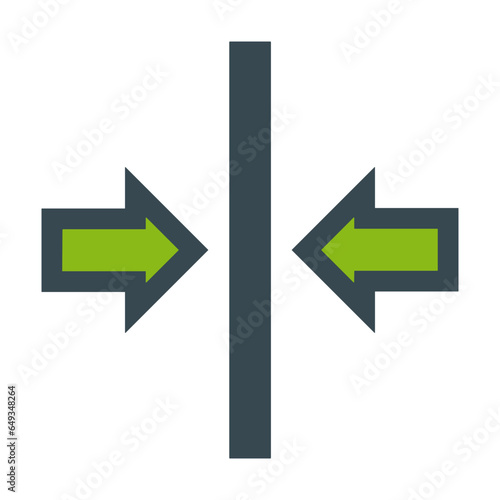 Arrow direction icon symbol vector image. Illustration of direction graphic design image