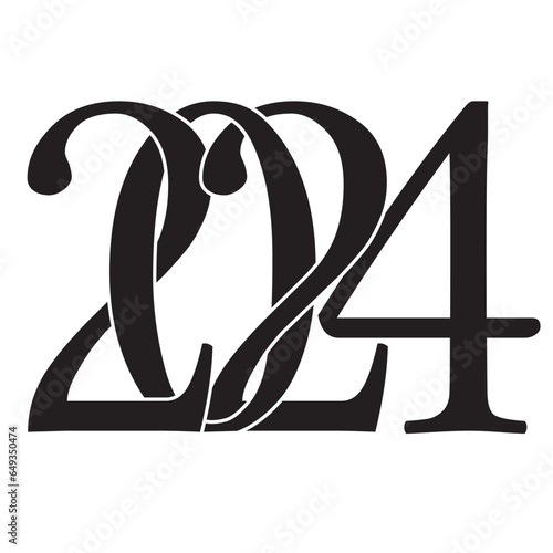2024, ano 2024, feliz ano novo 2024, 2024 vetor, 2k24,	