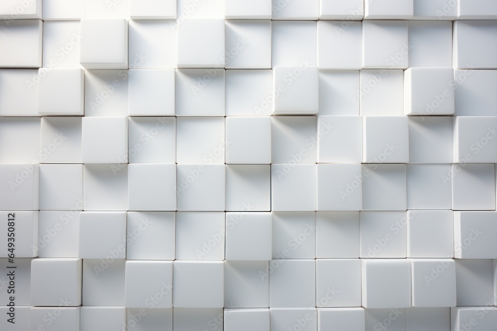 3D White Wall photo-realistic, ultra sharp. Generative Ai. 3D White Wall photo-realistic, ultra sharp. Generative Ai.