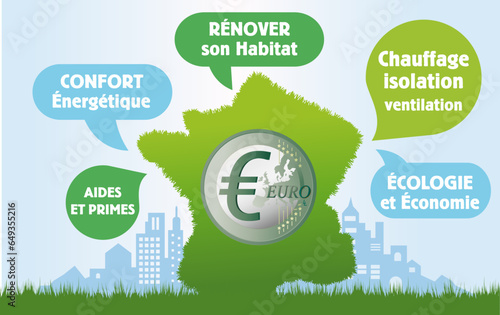 France budget des travaux d'amélioration énergétique des communes et villes, aide à la transition écologique