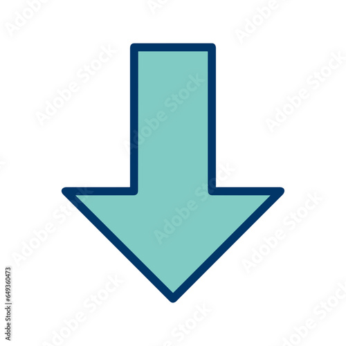Arrow direction icon symbol vector image. Illustration of direction graphic design image