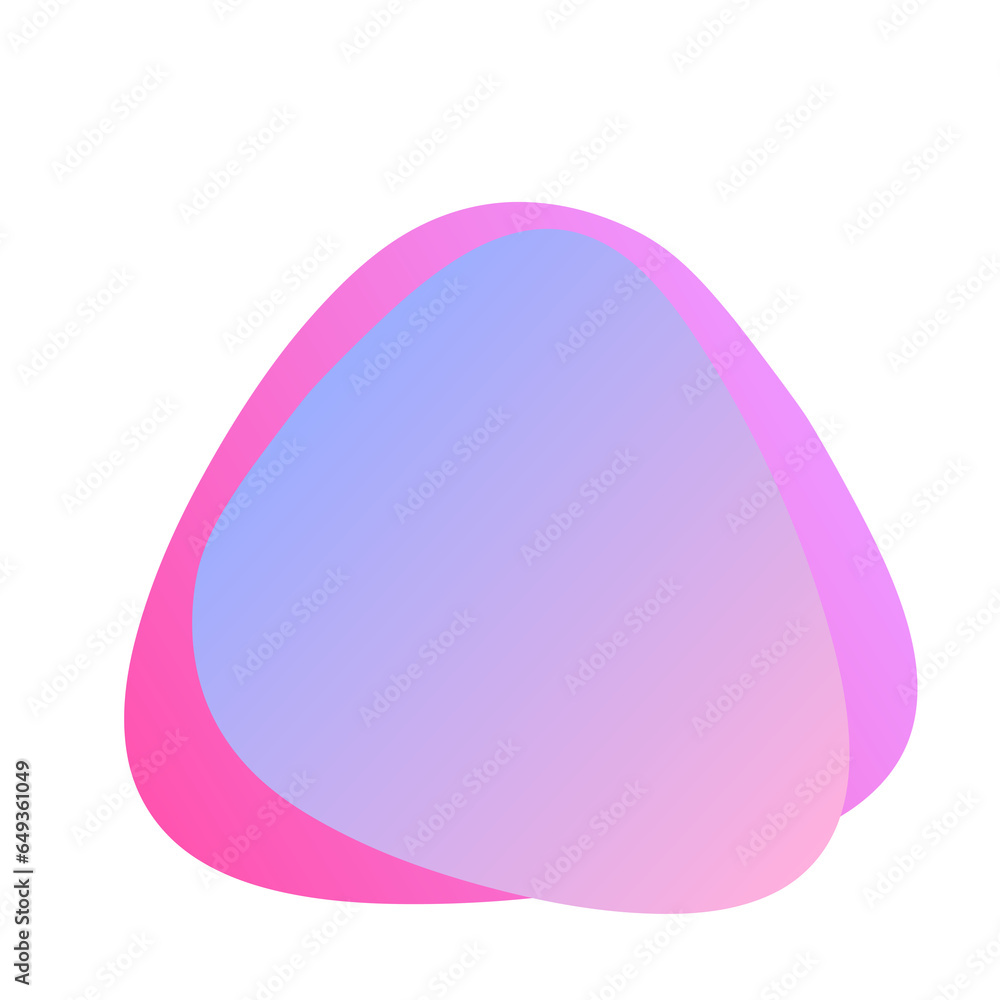 Abstract Bright Gradient Colored Shape Icon Abstract Bright Gradient Colored Shape Icon