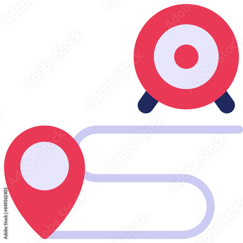 Route To End Goal Icon