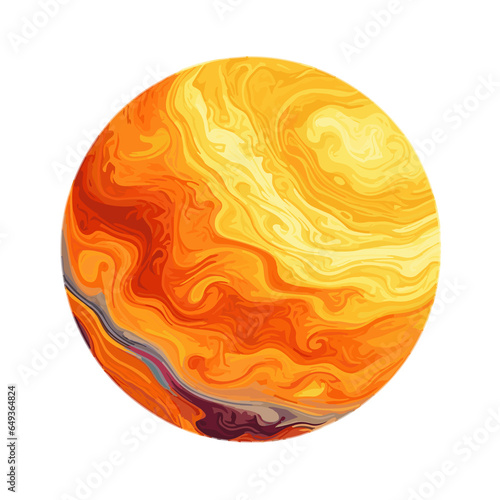 Venus solar system , PNG, Illustration