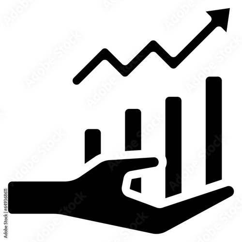 Give Increase Charts Icon