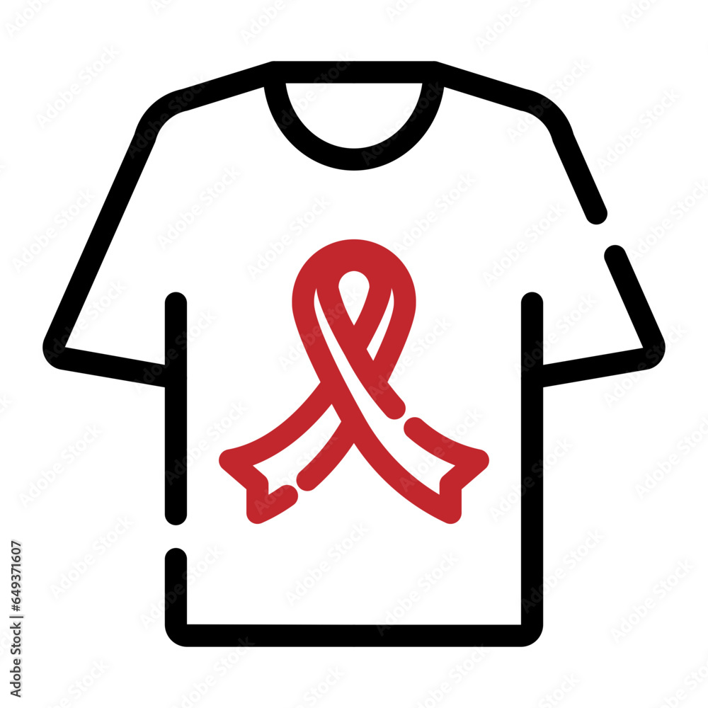 red ribbon symbol Health and medical concept. World AIDS Day, icons red ribbon symbol Health and medical concept. World AIDS Day, icons