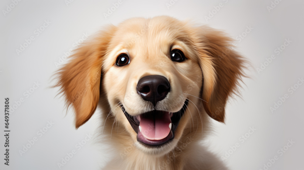 Portrait of dog labrador retriever