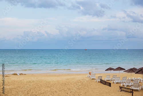 Beautiful summer beaches of bulgaria nessebar