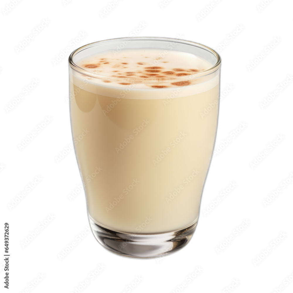Eggnog Latte with a Twist isolated on transparent background Eggnog Latte with a Twist isolated on transparent background