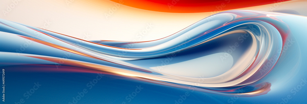 Wavy flowing over a light background, digital painting of water flows 3d landscapes, brushstroke fields. Generative Ai Wavy flowing over a light background, digital painting of water flows 3d landscapes, brushstroke fields. Generative Ai