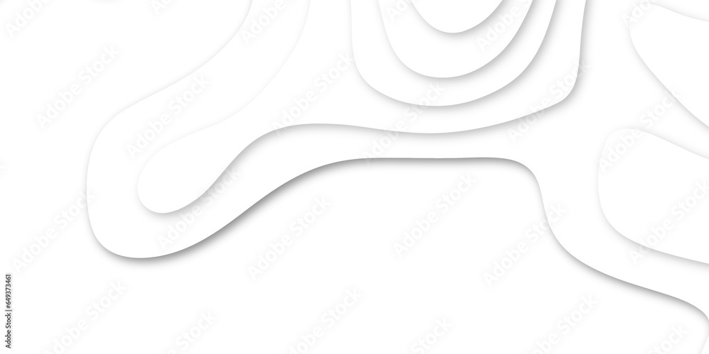 Obraz premium Abstract white papercut background 3d realistic design use for ads banner and advertising print design vector.
