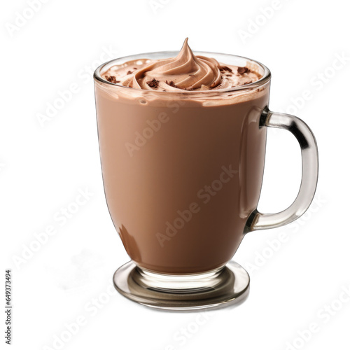 Baileys Hot Chocolate isolated on transparent background