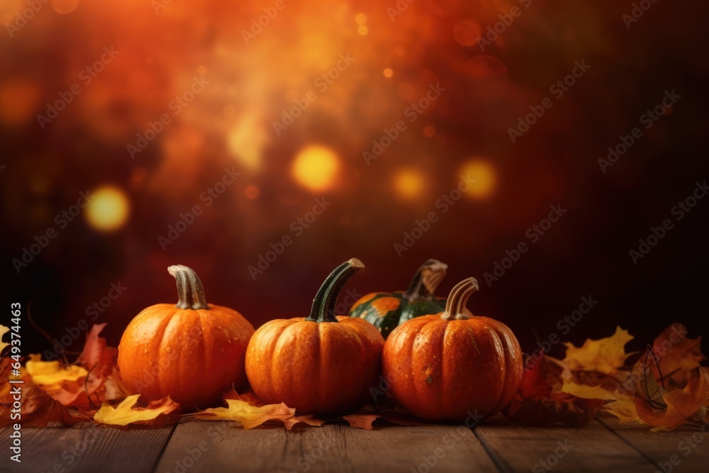 Autumn background with pumpkins. Thanksgiving, fall, halloween greeting card, invitation concept Autumn background with pumpkins. Thanksgiving, fall, halloween greeting card, invitation concept