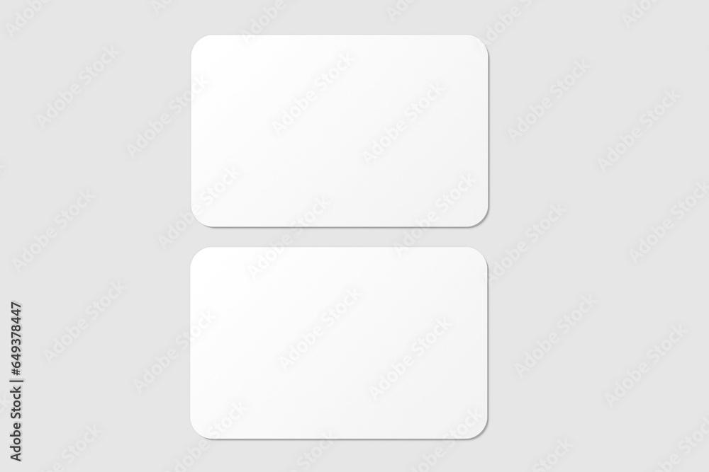 Rounded Business Card Mockup Rounded Business Card Mockup