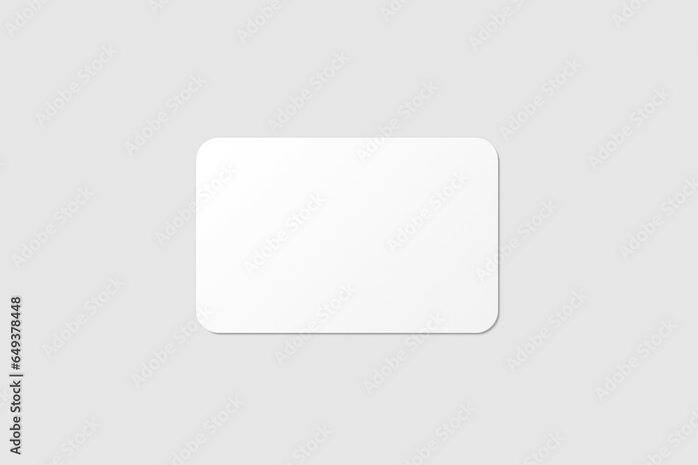 Rounded Business Card Mockup Rounded Business Card Mockup