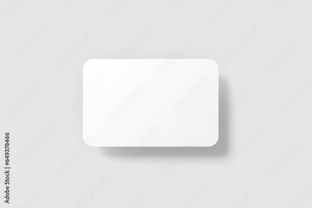 Rounded Business Card Mockup Rounded Business Card Mockup