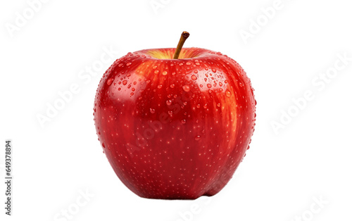 Apple fruit isolated on transparent background.