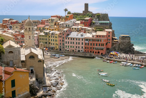 Coastal village of Vernazza, Cinque Terre, Italy.