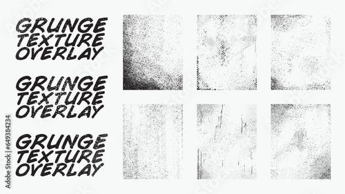 grunge vintage texture overlay vector set, retro texture overlay vector set, distressed, grain, texture