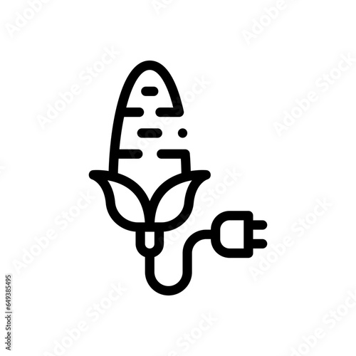 bioenergy line icon