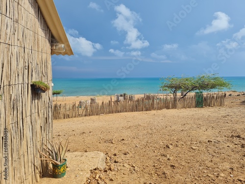 MAR DEI CARAIBI, SPIAGGIA A CABO DE LA VELA, LA GUAJIRA, COLOMBIA