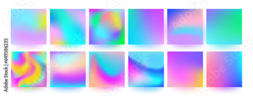Holographic foil. Abstract wallpaper background. Hologram texture. Premium quality. Vector illustration.