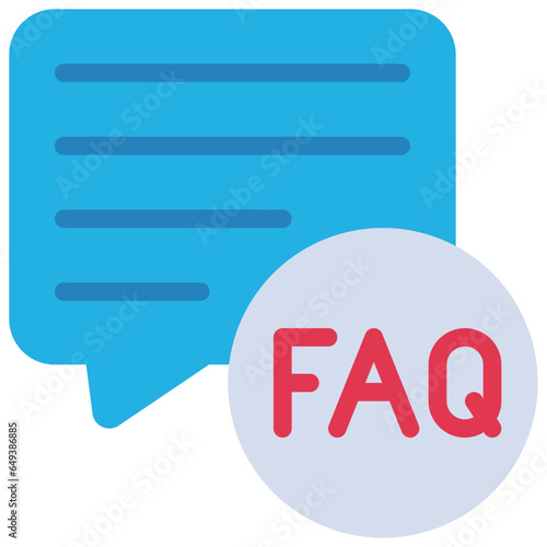 FAQ Message Bubble Icon