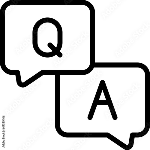 Q And A Messages Icon
